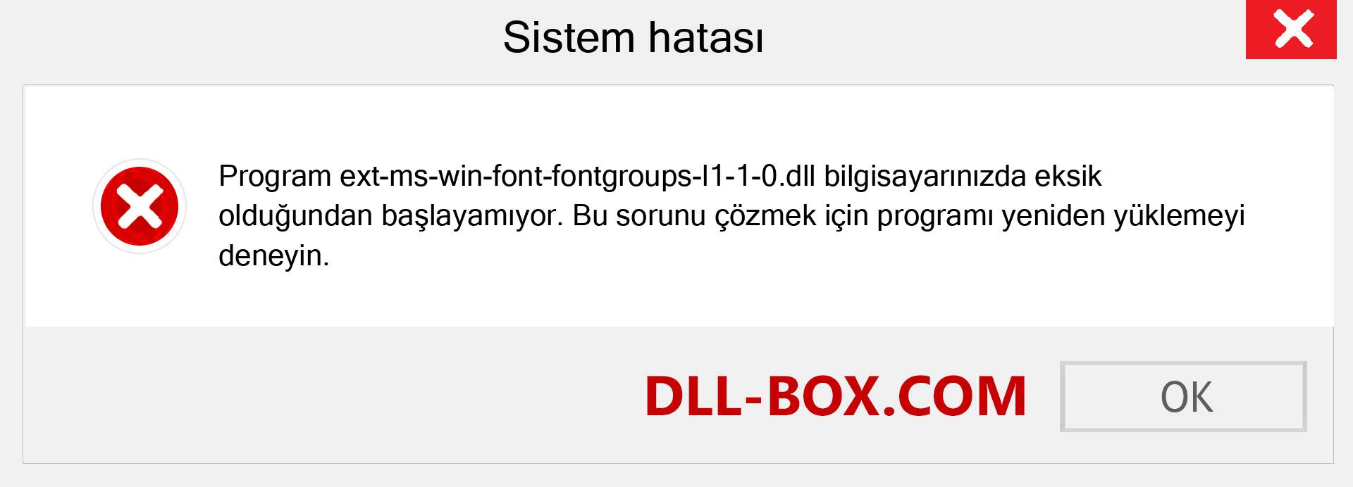 ext-ms-win-font-fontgroups-l1-1-0.dll dosyası eksik mi? Windows 7, 8, 10 için İndirin - Windows'ta ext-ms-win-font-fontgroups-l1-1-0 dll Eksik Hatasını Düzeltin, fotoğraflar, resimler